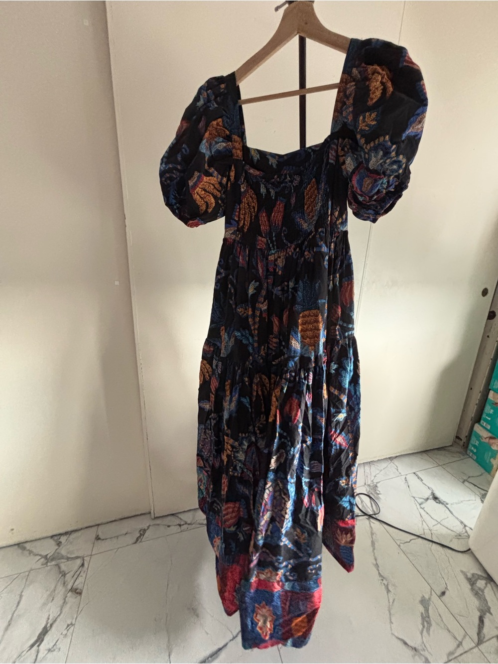 Farm Rio x Anthropologie Puff Sleeve Maxi Dress - Picture 4 of 6